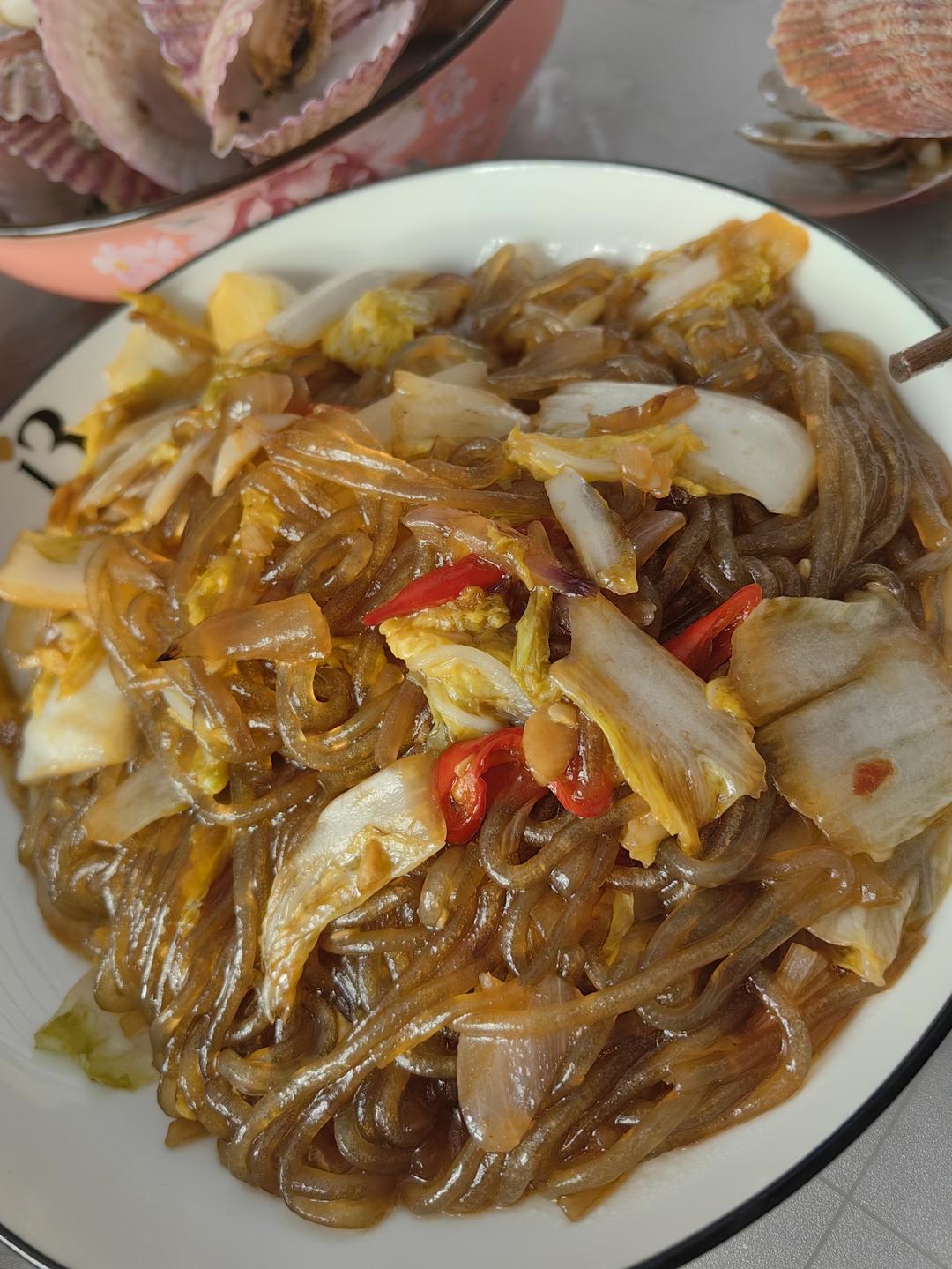 白菜炒粉条🧐原本不屑一顾，结果超级下饭