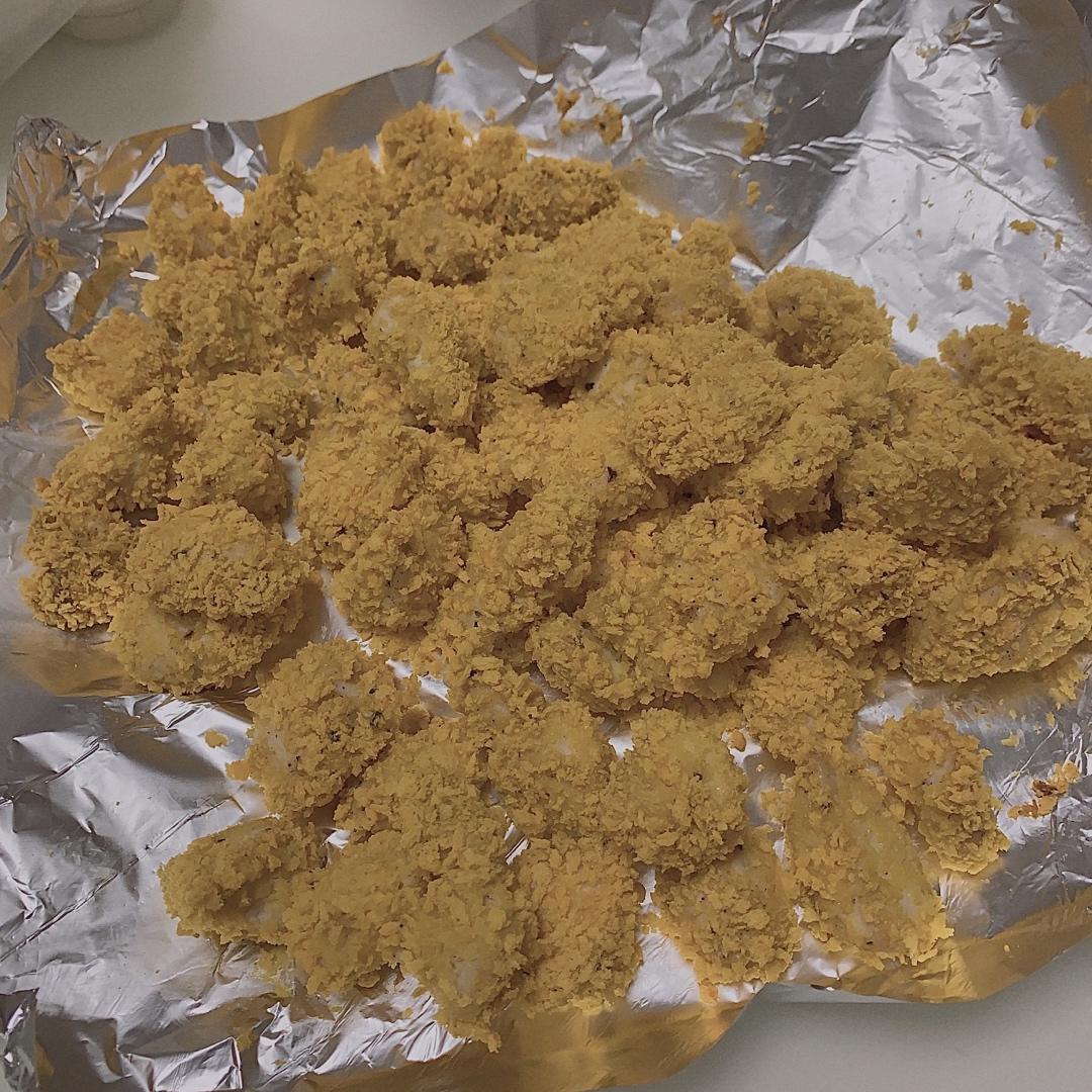 低卡低脂烤箱版鸡米花