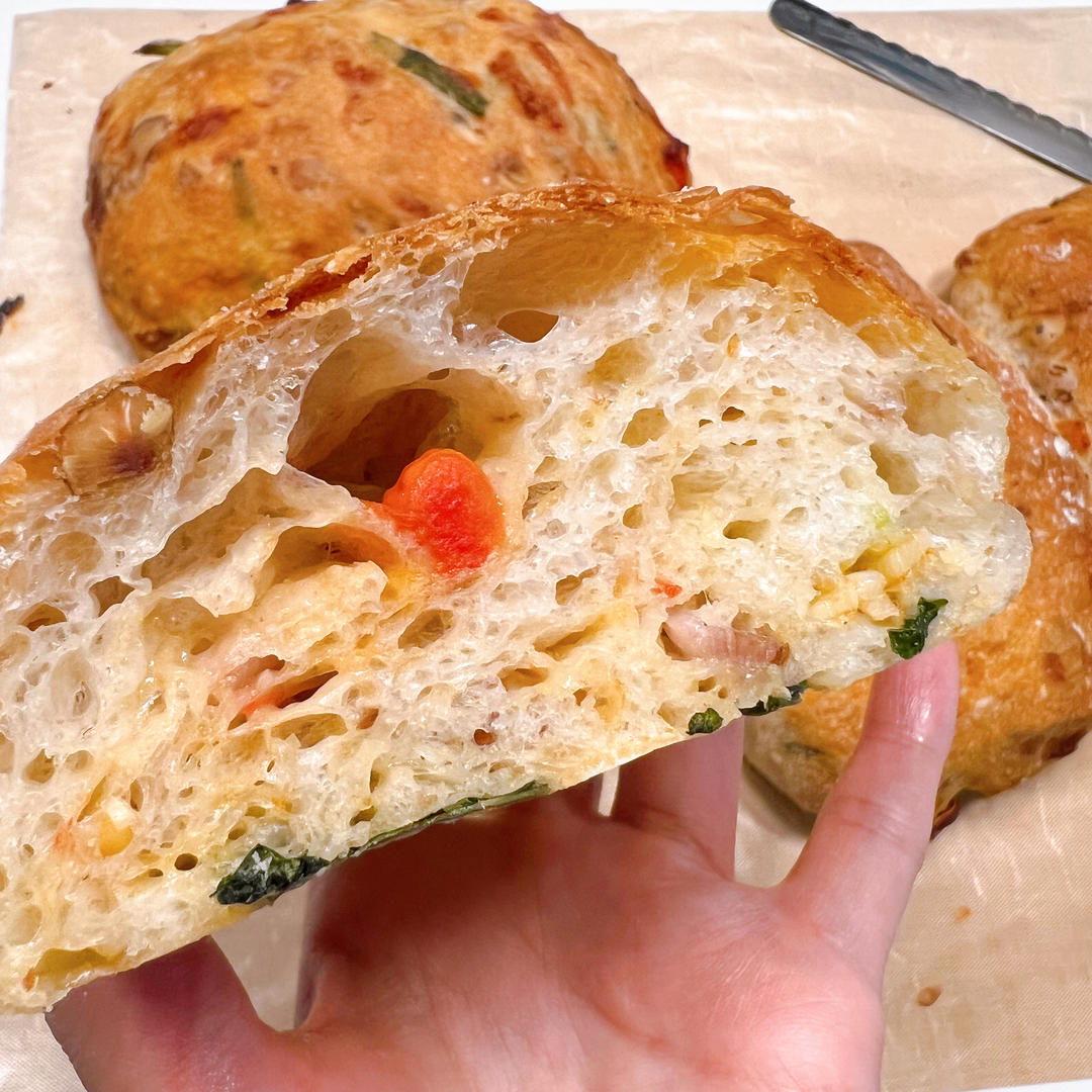 【ciabatta】家庭版恰巴塔，软乎乎的拖鞋面包