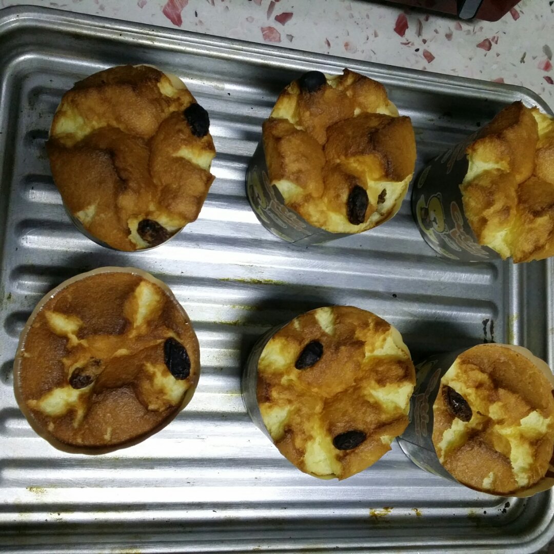 棉花纸杯蛋糕
