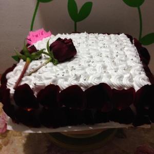 十寸戚风玫瑰花生日蛋糕蛋糕的做法 步骤9