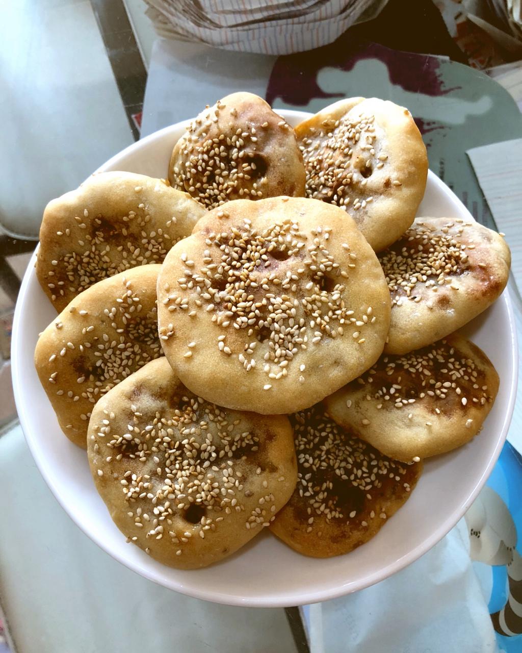 自娱自乐牛麻麻做的复刻街头建瓯光饼-烤箱简易版