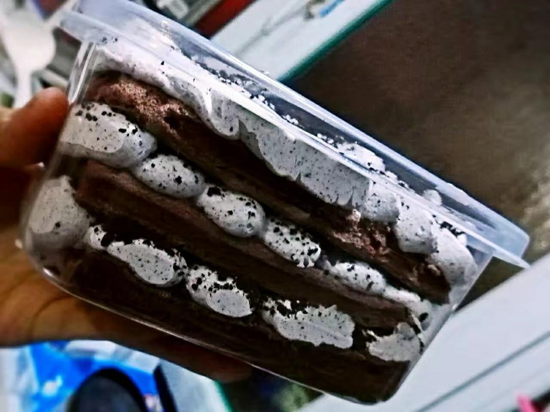 好吃到流泪的奥利奥咸奶油盒子蛋糕