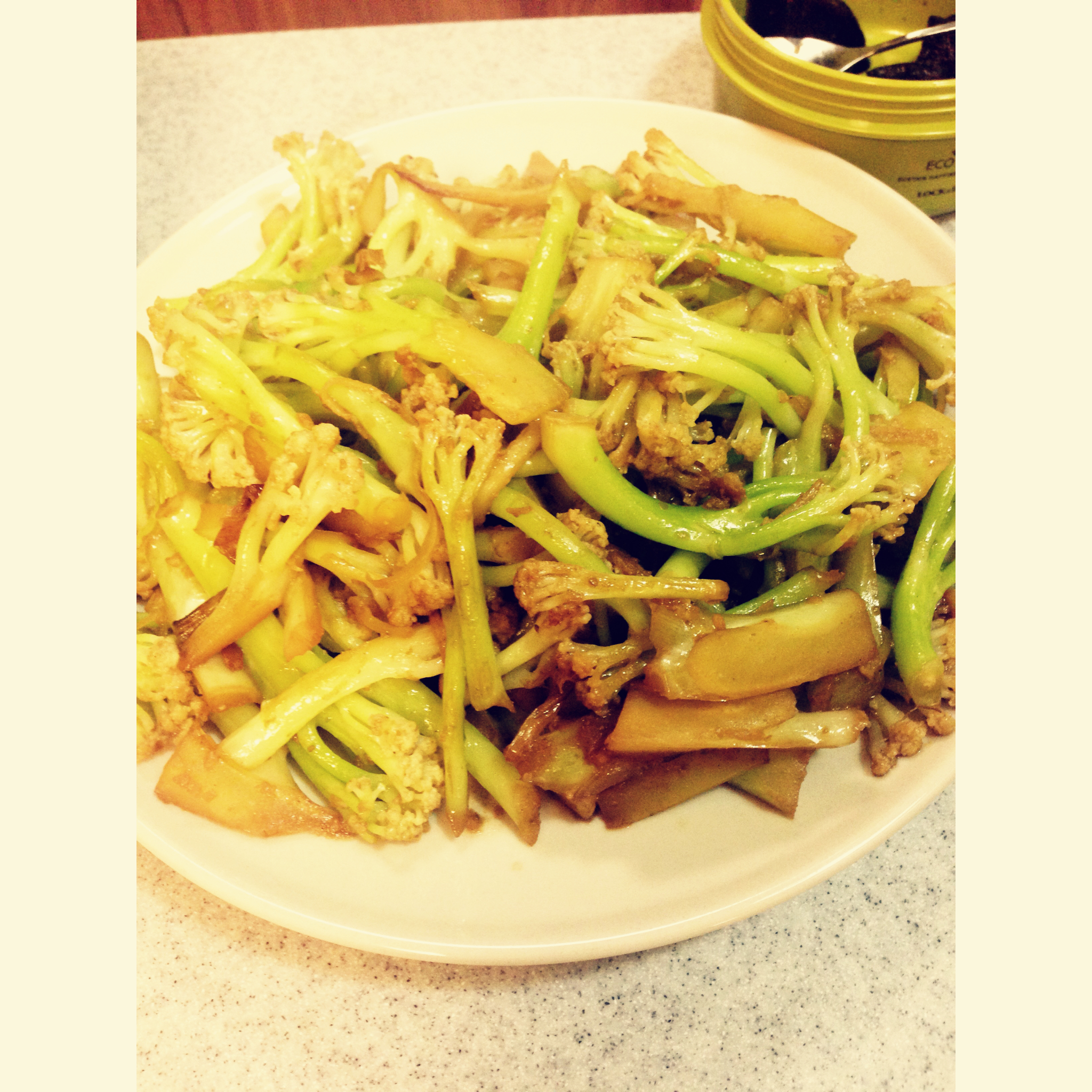 一道家常菜，干煸花菜