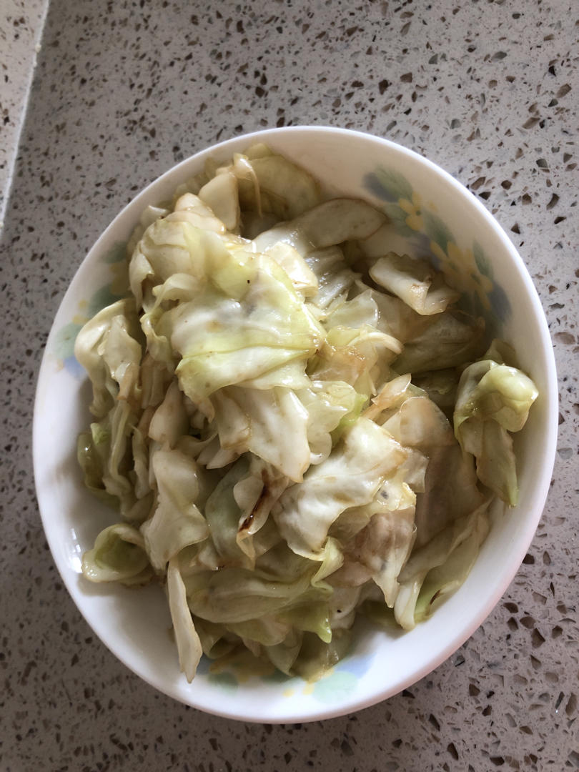 炒莲花白（荤素都可以）