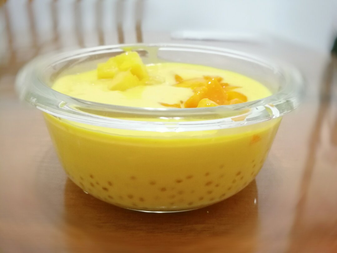 《随食有膳》黄金芒果菠萝西米露 广式糖水