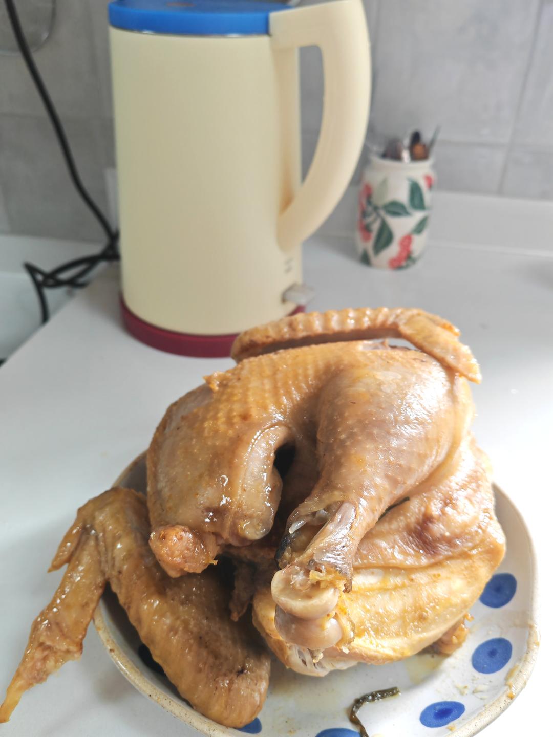 电饭煲版盐焗鸡