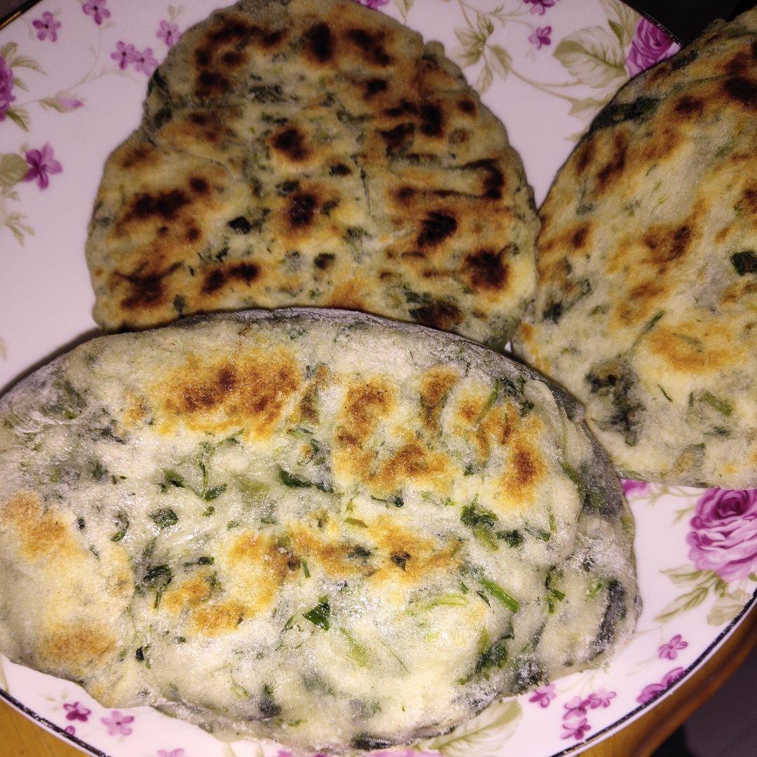 陕西美食之苜蓿锅盔