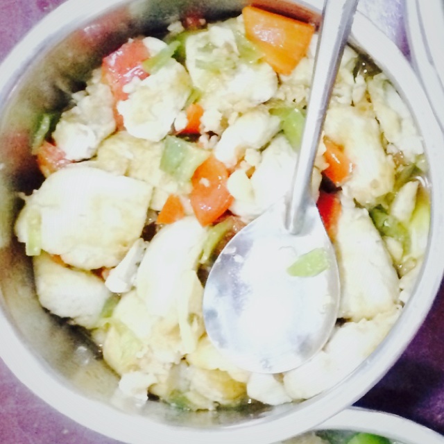 家常豆腐(彩椒版)