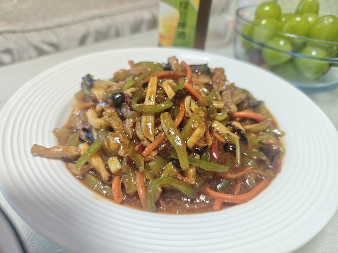 超级下饭鱼香肉丝（不辣版）