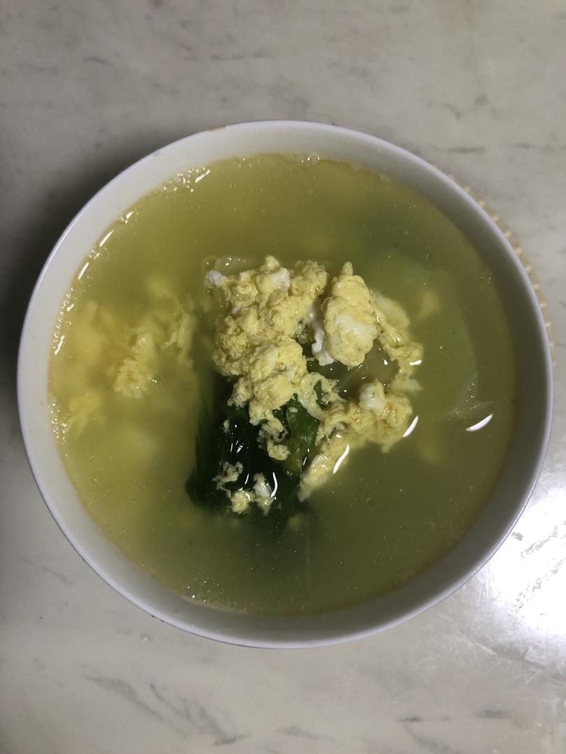 青菜蛋花汤