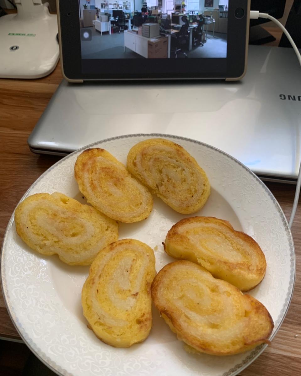 鸡蛋煎馒头片