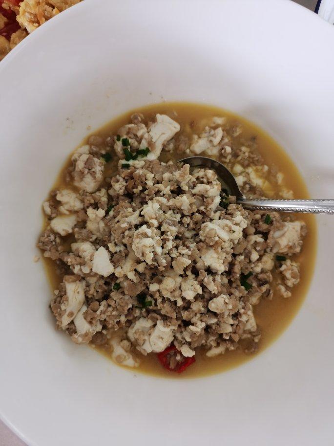肉末嫩豆腐｜嫩滑口感爽口！这道快手菜超级下饭！！（减脂少油版）