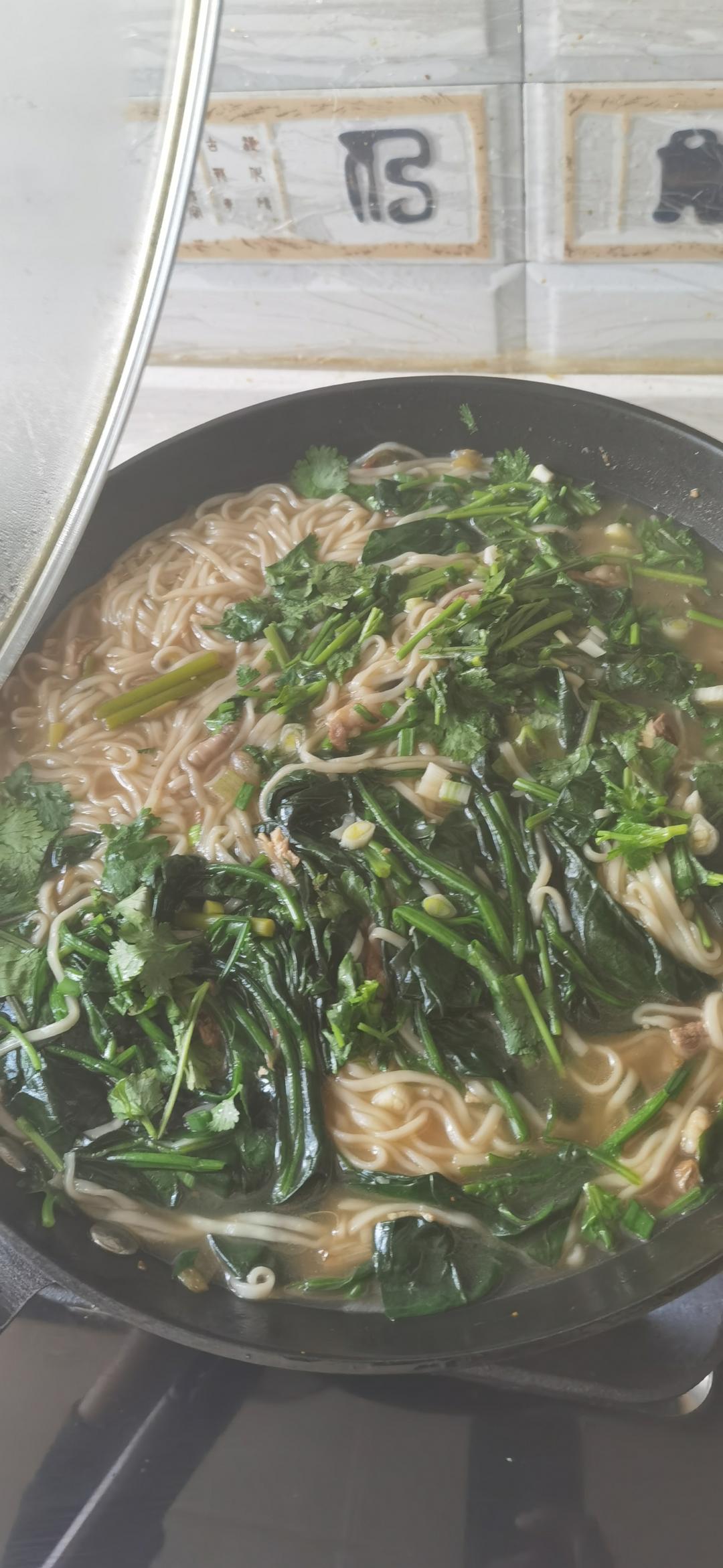 炝锅面