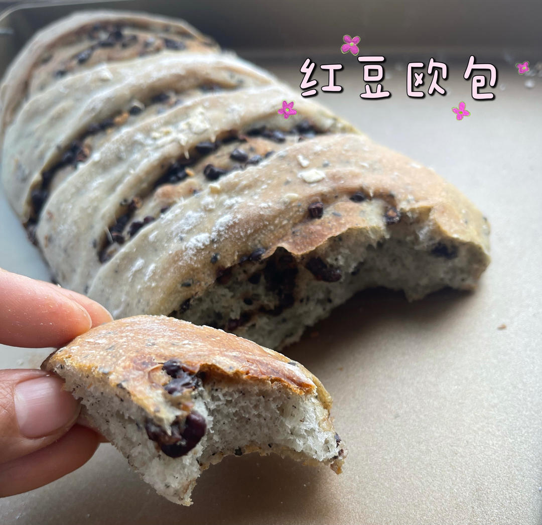 无油 无糖
免揉！全麦坚果欧包、吐司（葡萄干、燕麦、黑芝麻、南瓜籽）