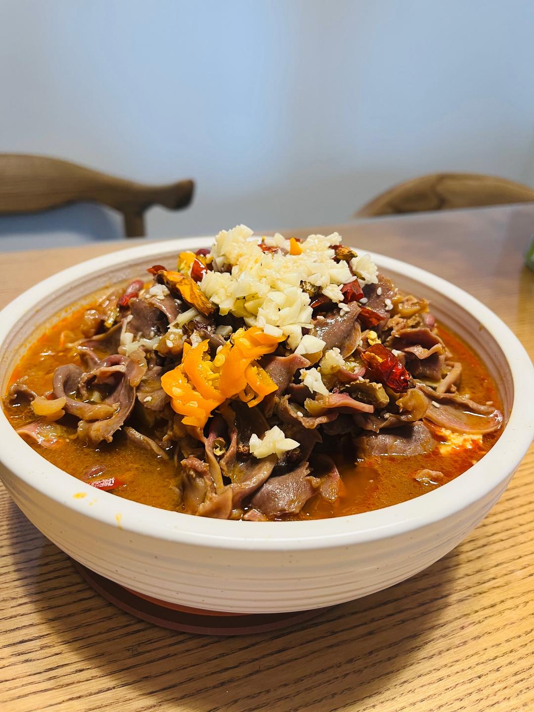 嫩到爆炸,好吃无比的豆花水煮鸭胗的做法