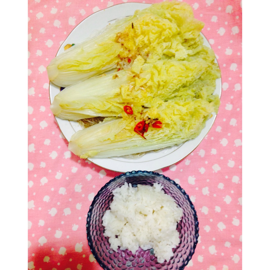 蒜蓉粉丝蒸娃娃菜