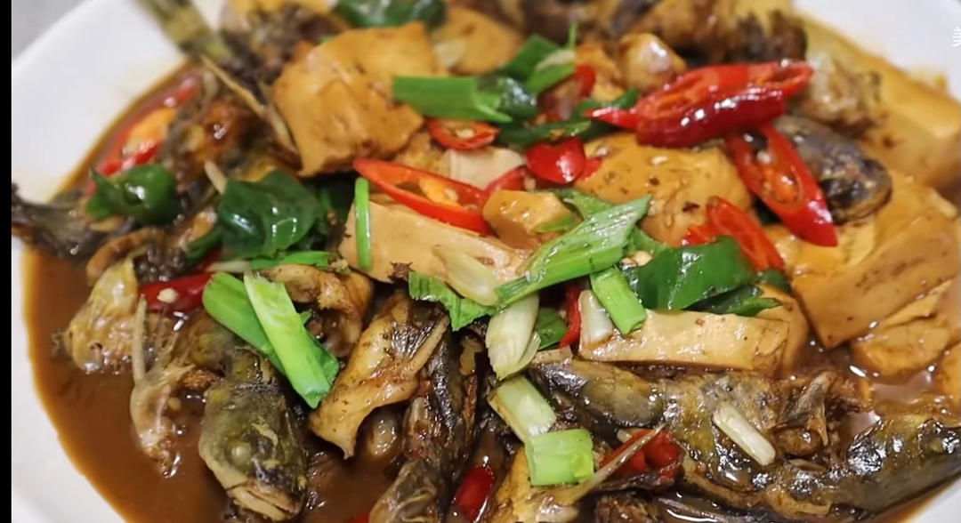 黄辣丁/昂刺鱼烧豆腐（非常好吃，下饭营养）