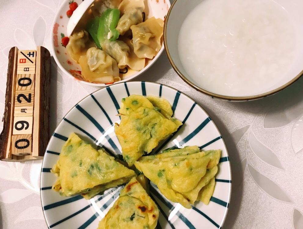 葱香鸡蛋饼