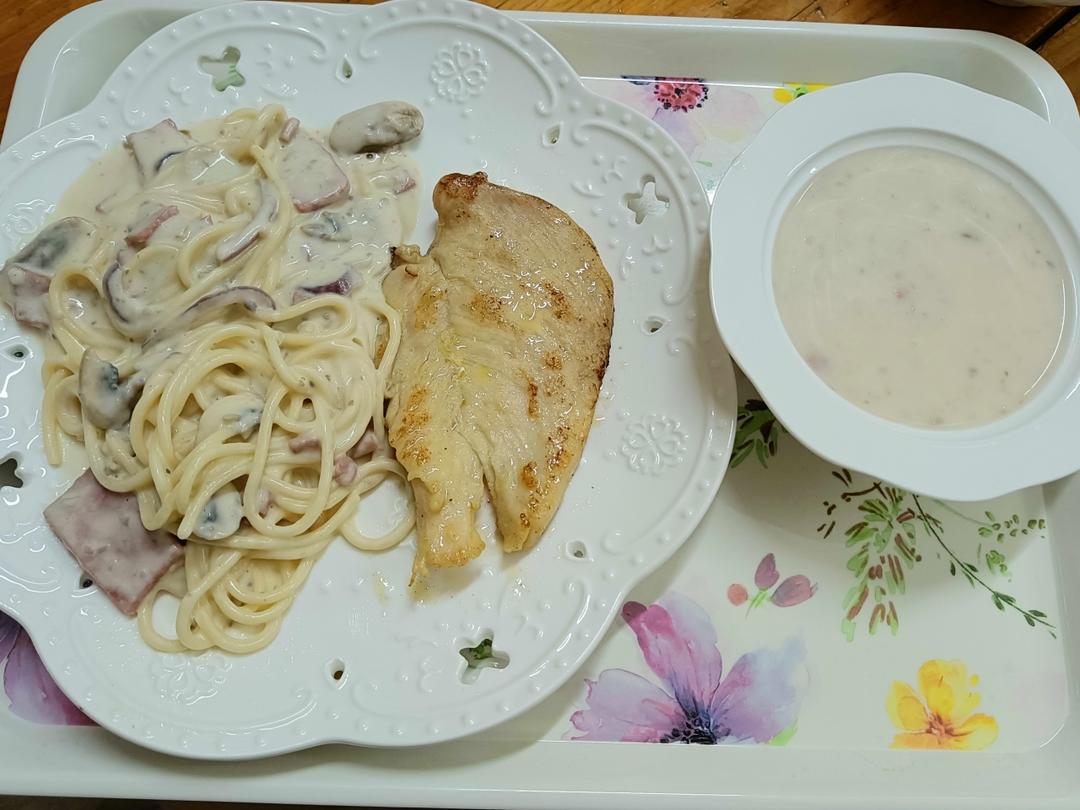 奶油蘑菇汤（完美比例版）