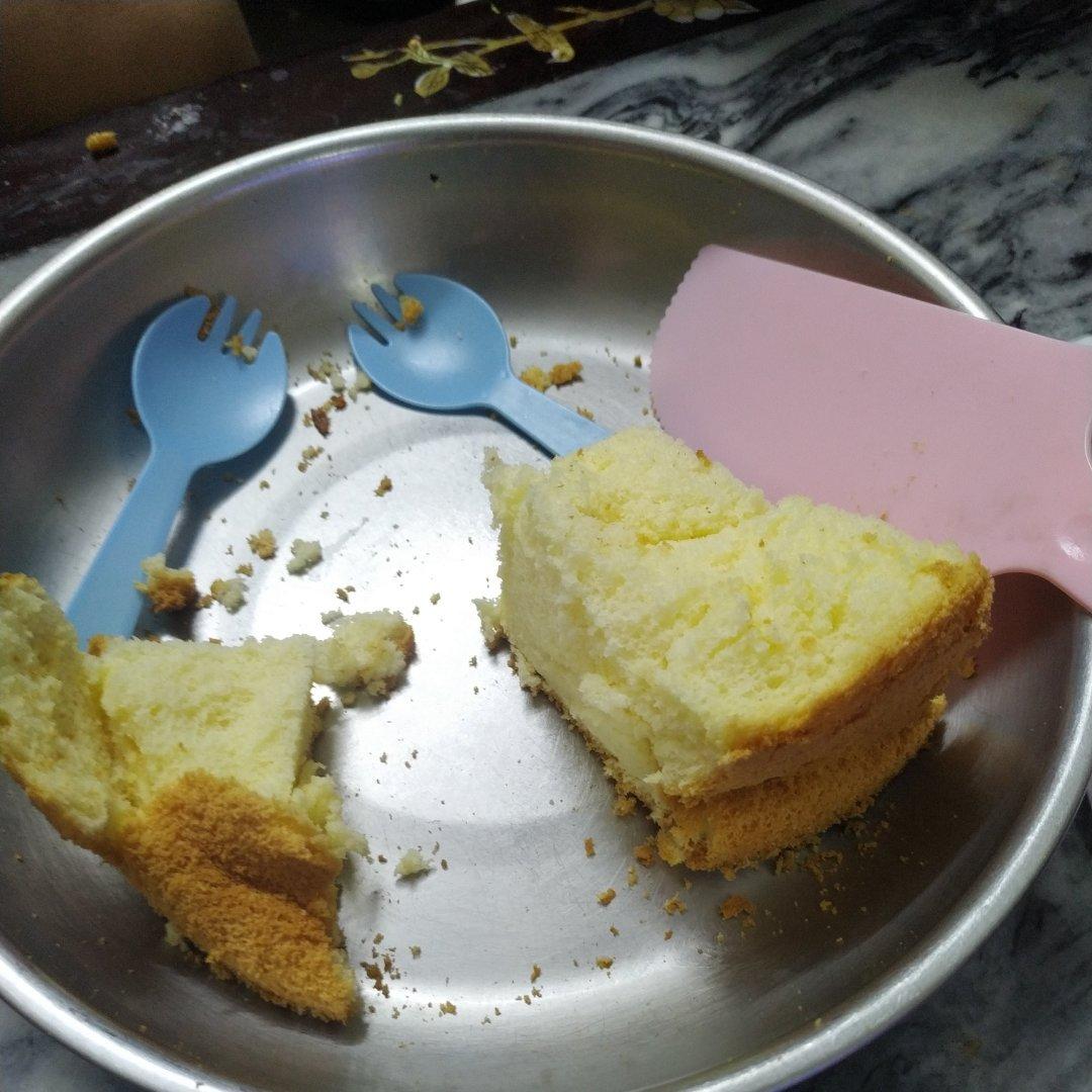 超柔软6寸戚风蛋糕(附8寸配方)零失败 超详细‼️含操作视频