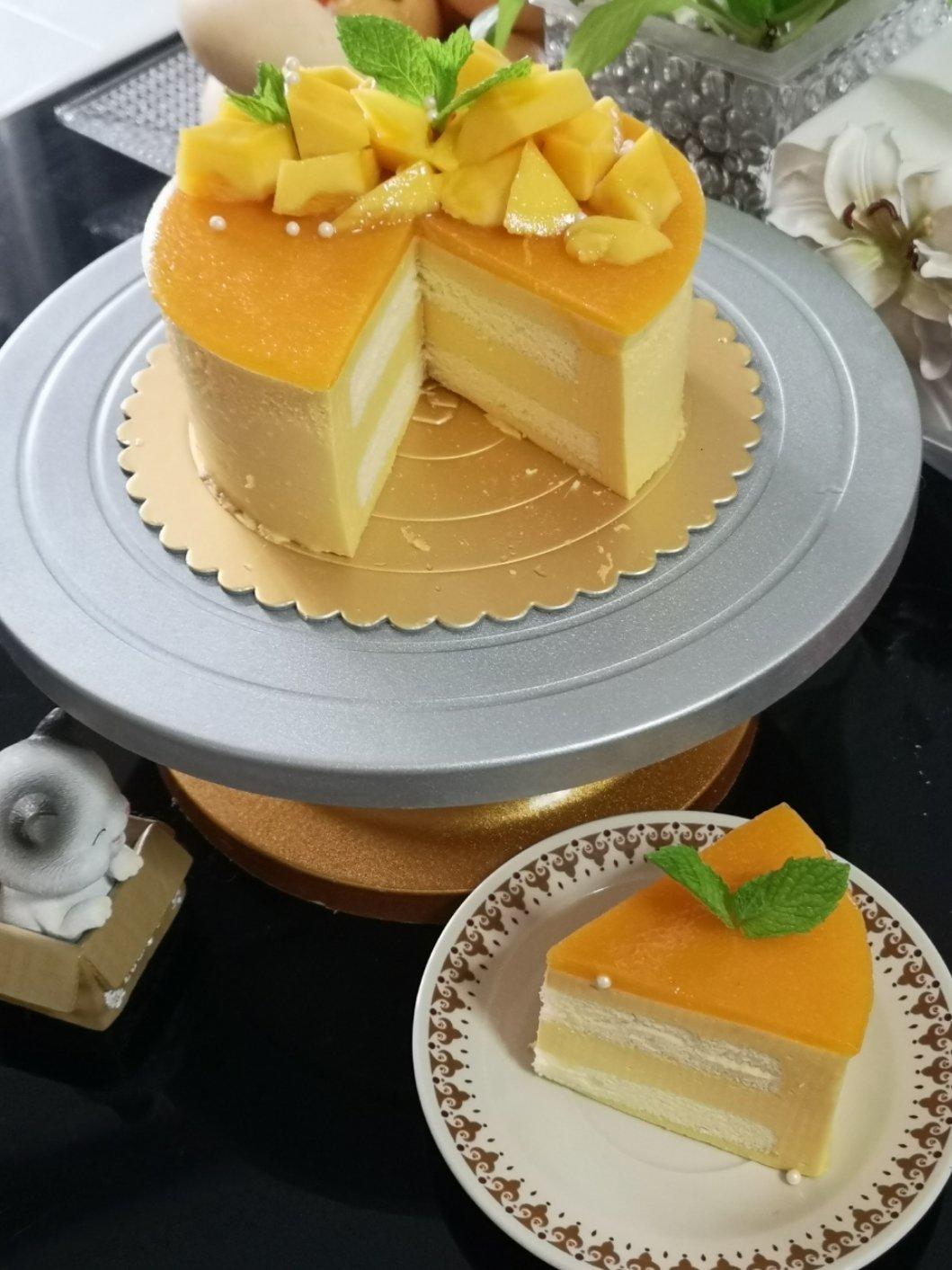 【视频】芒果慕斯（6寸） | 含镜面果胶配方