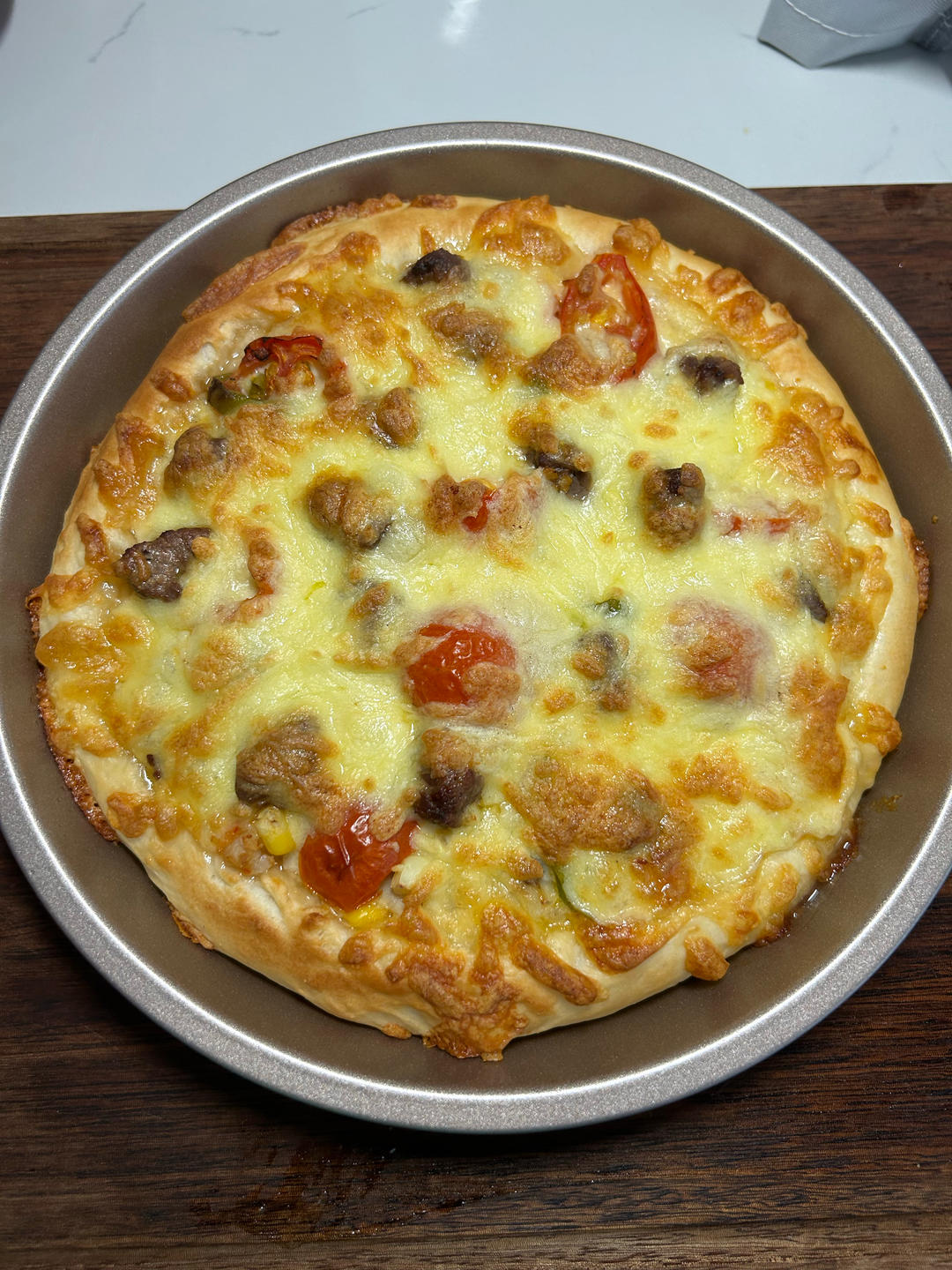 奥尔良鸡腿披萨