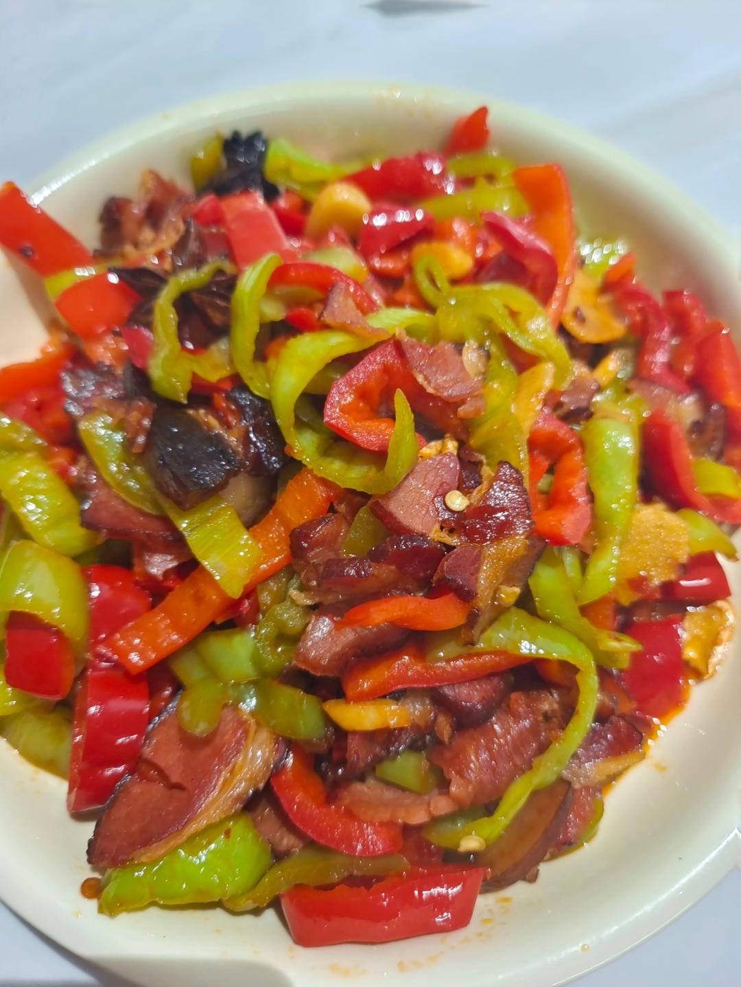 青椒炒腊肉