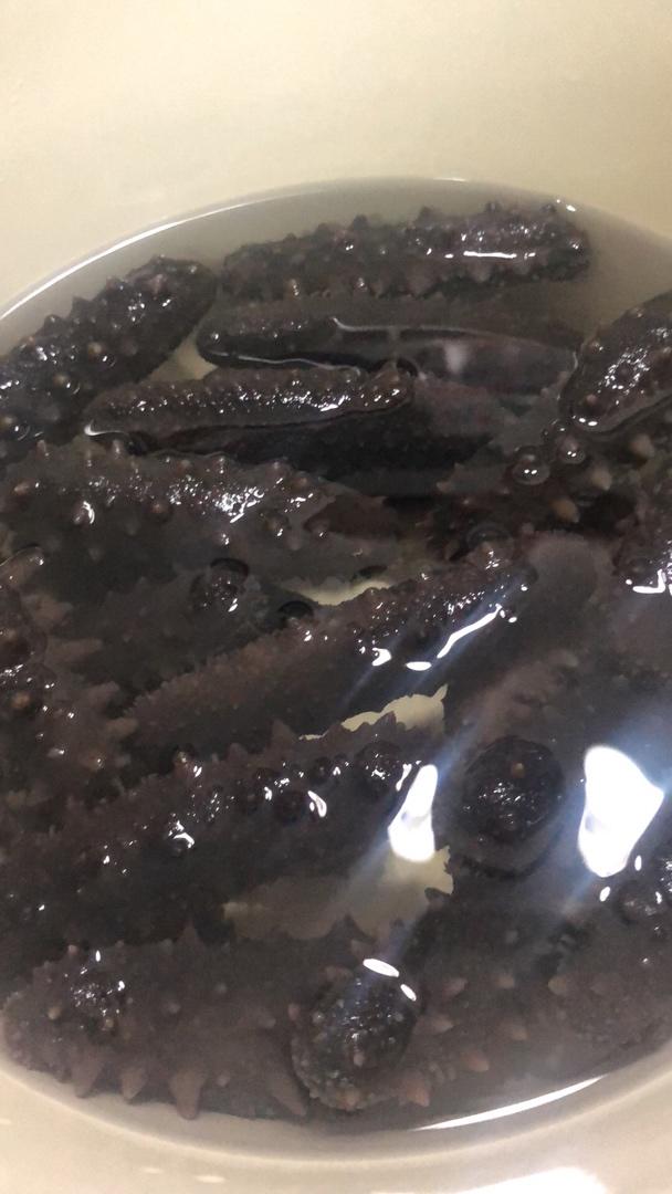 泡发干海参
