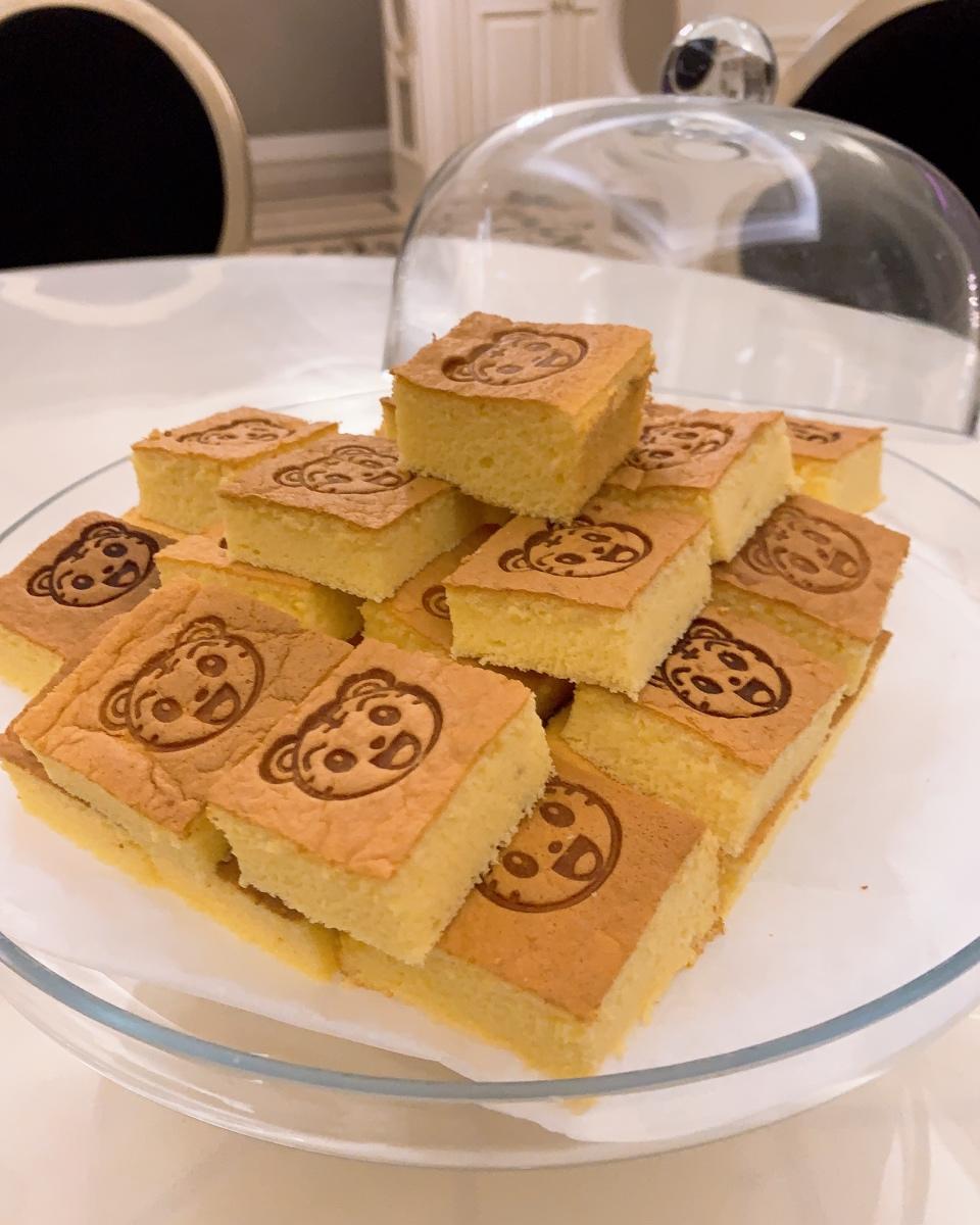 宝宝的美味下午茶-巧虎古早蛋糕