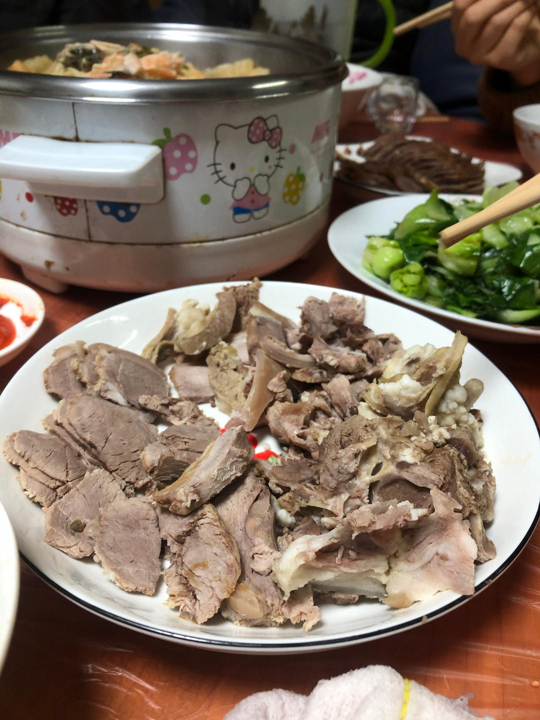 白切羊肉+清汤(三加三不加)