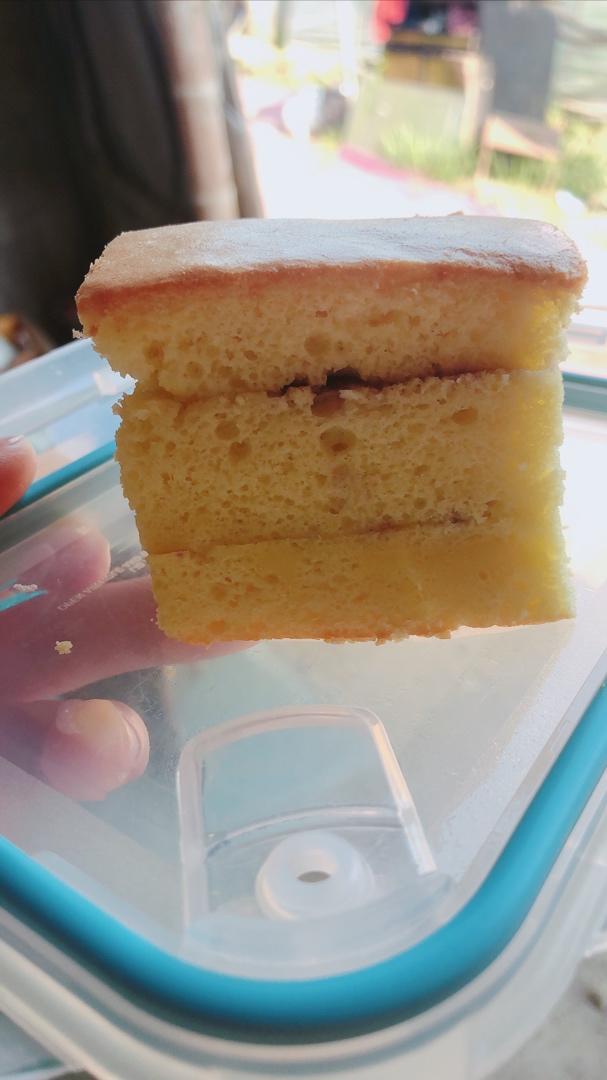 一大盘好吃过瘾的棉花蛋糕