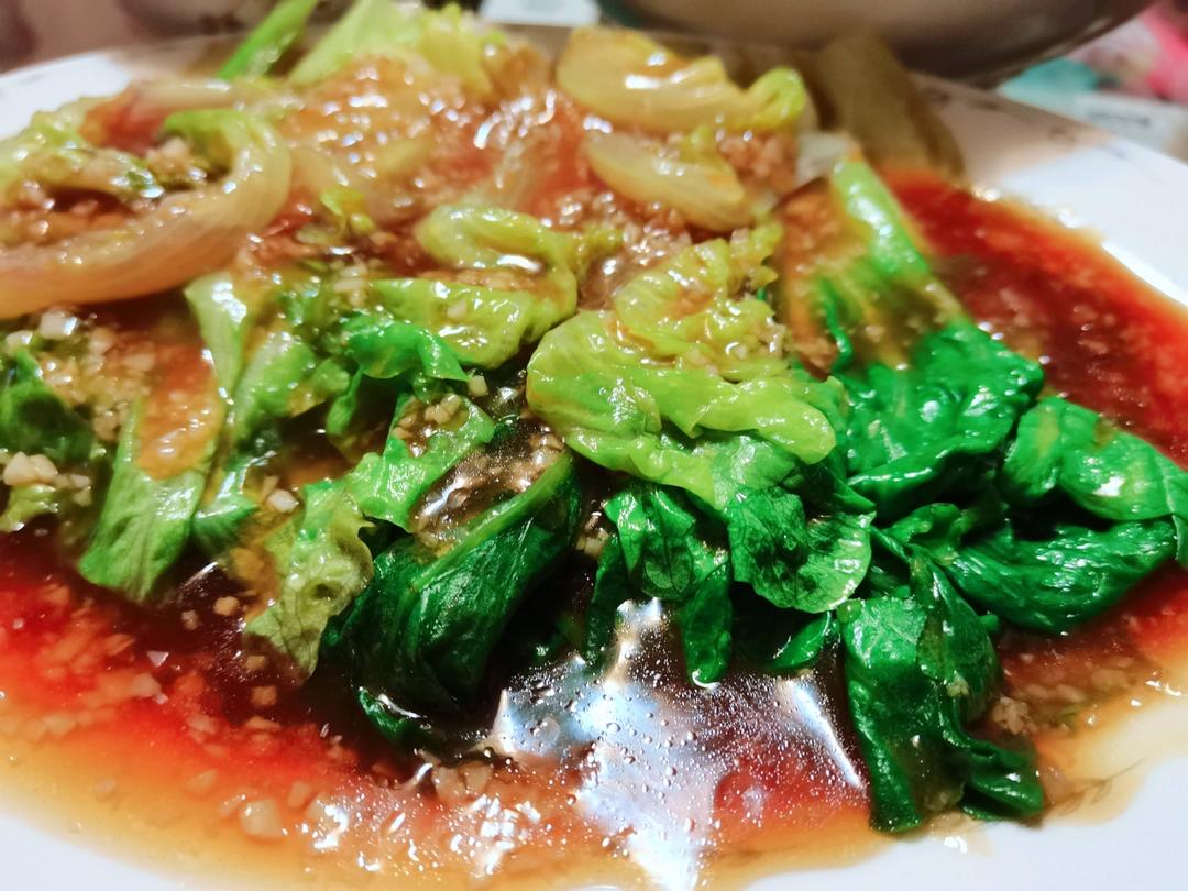 厨师长教你：“蚝油生菜”的家常做法，爽脆鲜嫩，简单易做