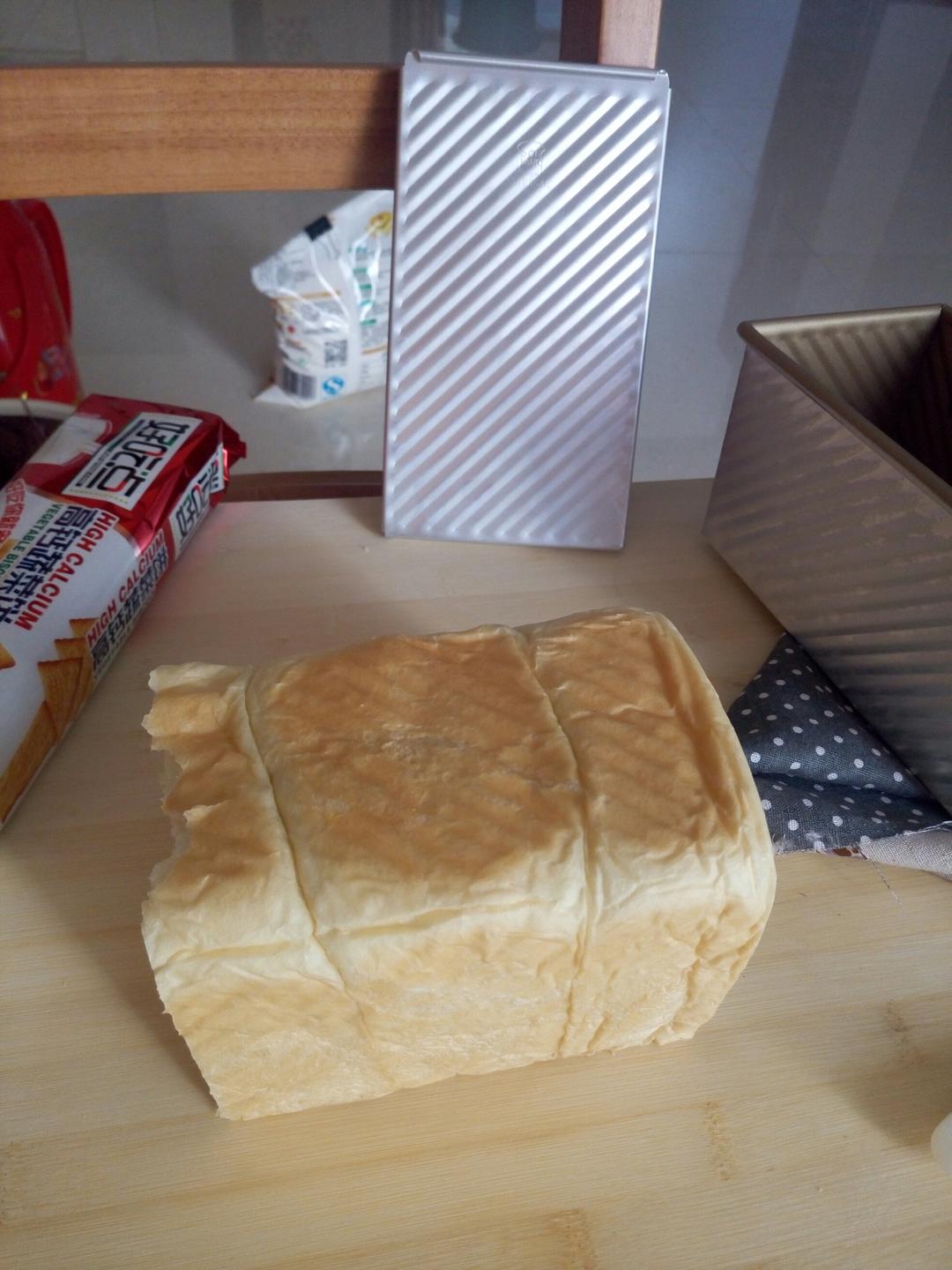 夺命软吐司(๑´ڡ`๑)超软拉丝极速方便的一次发酵吐司