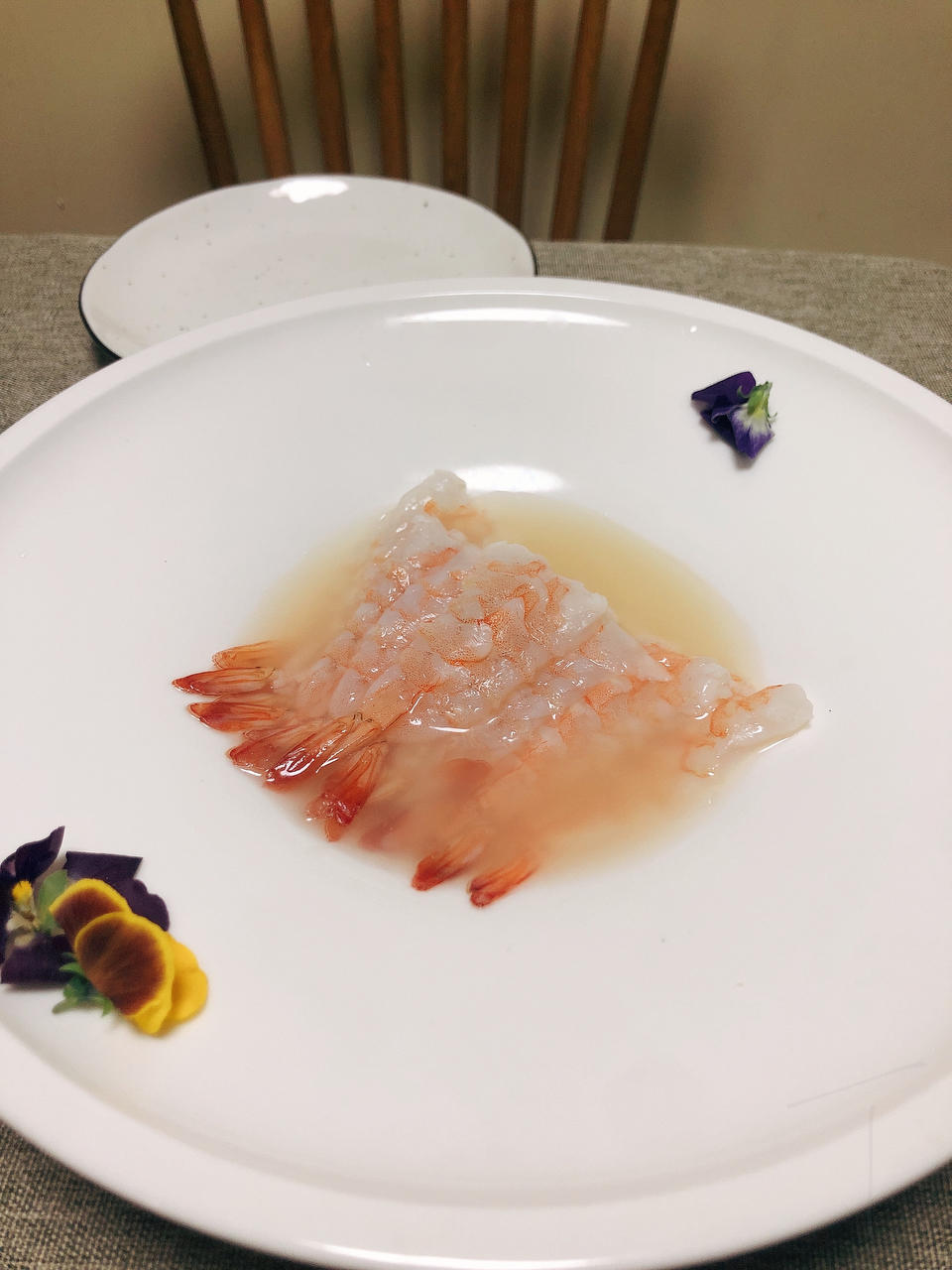 年夜饭07冷菜|【茶韵芬芳】龙井甜虾刺身