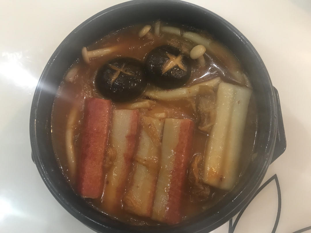 超浓郁的韩式辣白菜豆腐汤‼️冬日治愈美食