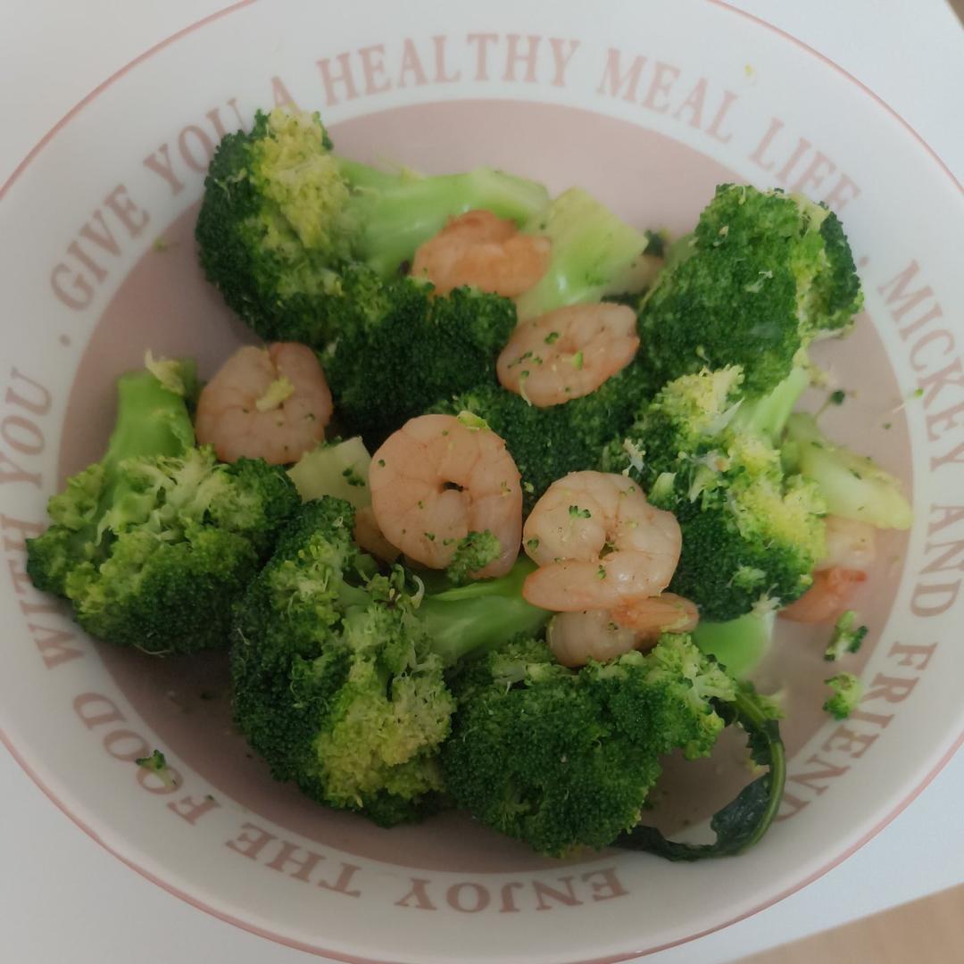 西兰花炒虾仁
