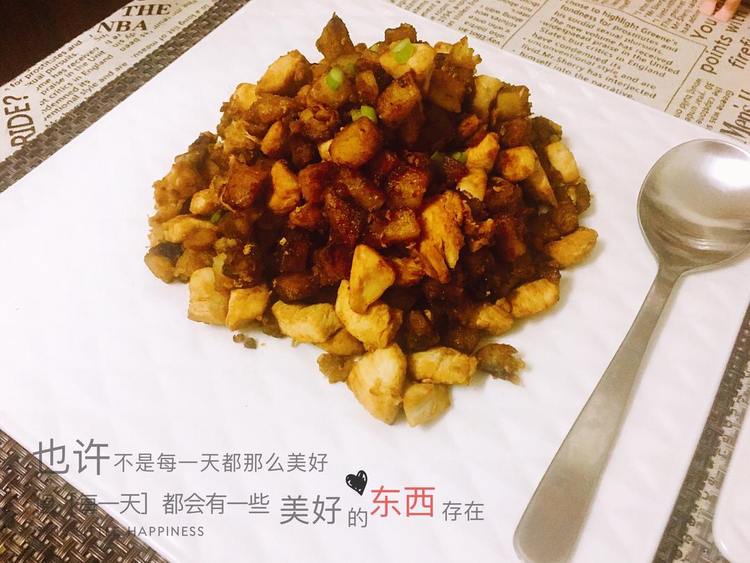 香煎土豆鸡块