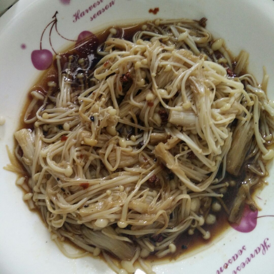 凉拌金针菇