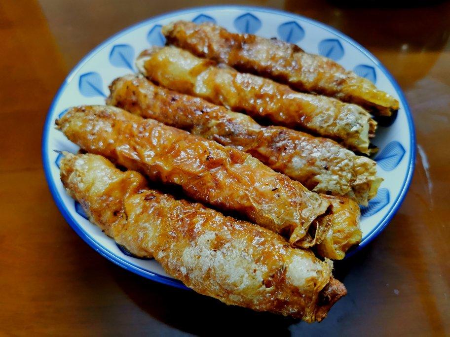 淮山肉末豆皮卷