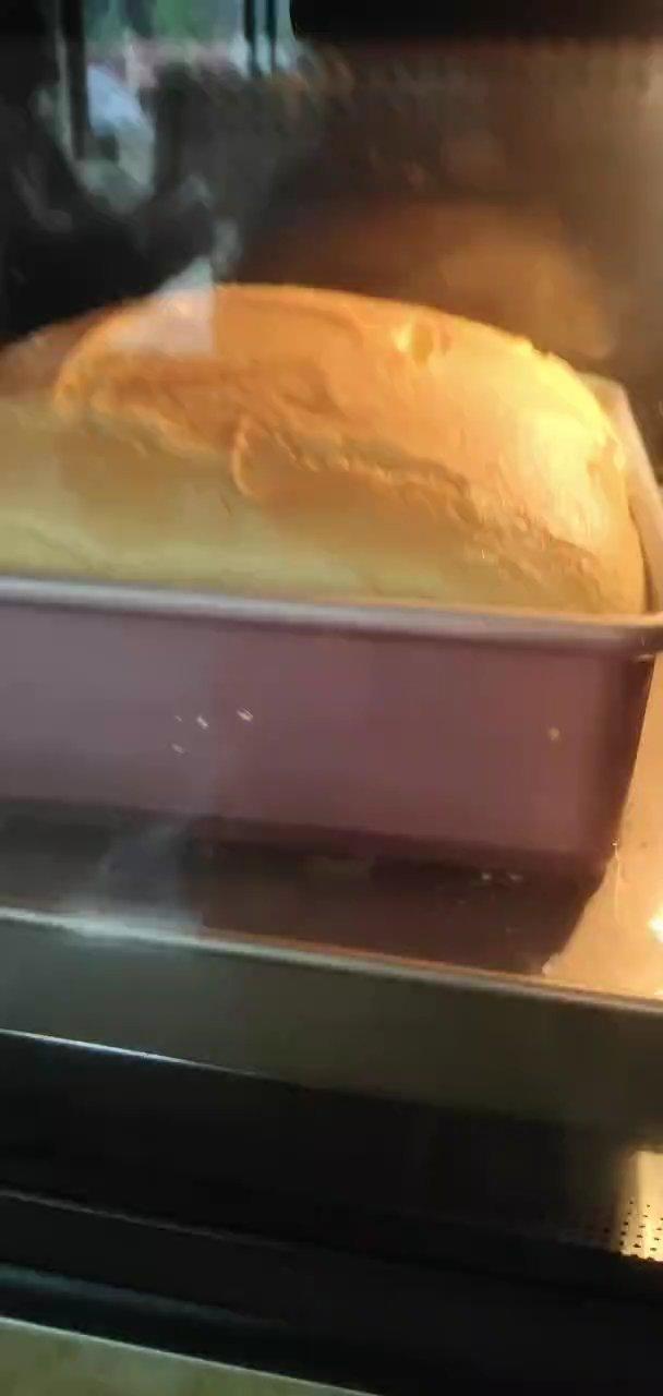 8寸圆形模具的古早蛋糕，完美方子！