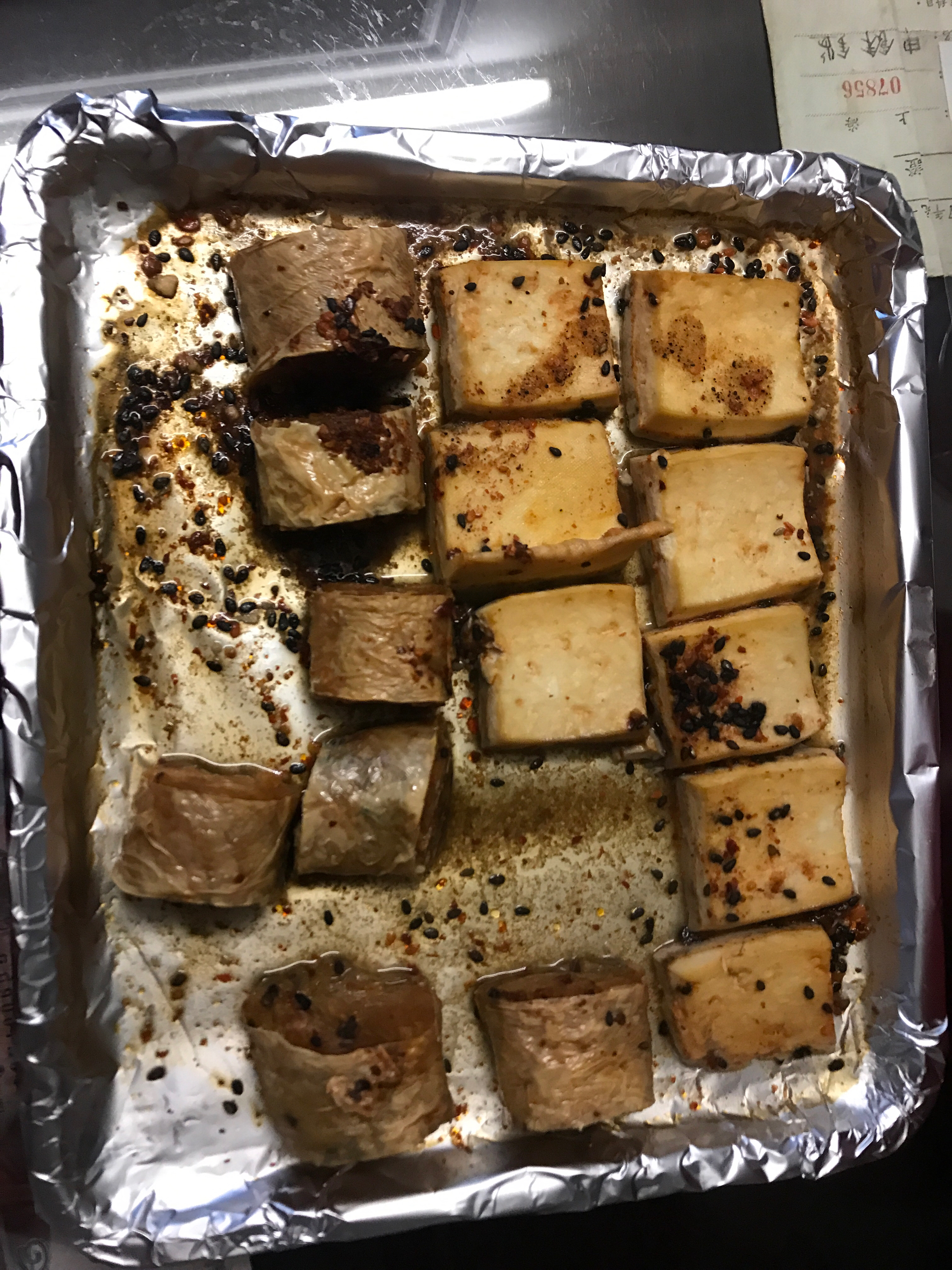 烤箱烤豆腐