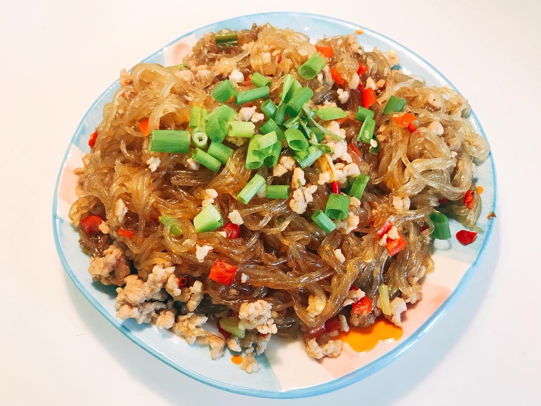 肉末炒粉丝