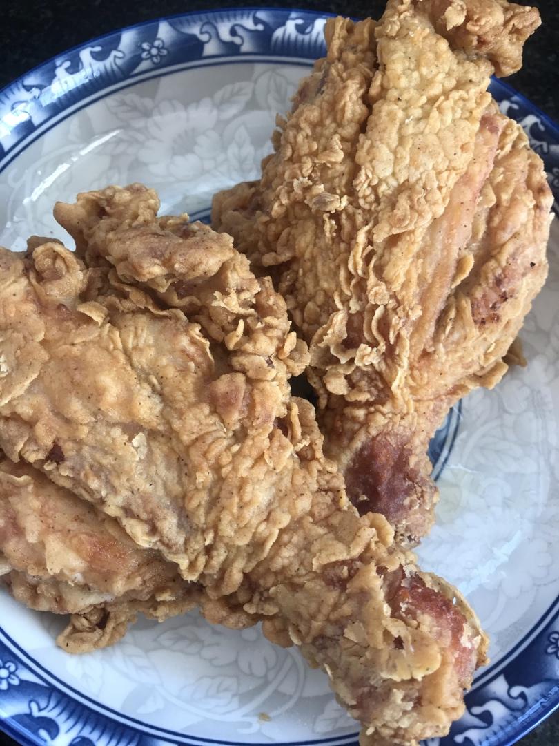 不用炸鸡粉也可以炸出酥脆炸鸡腿