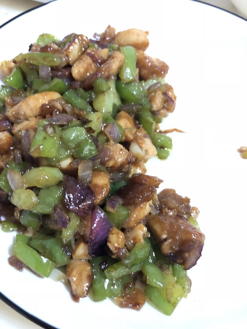 青椒炒鸡腿(鸡胸)肉