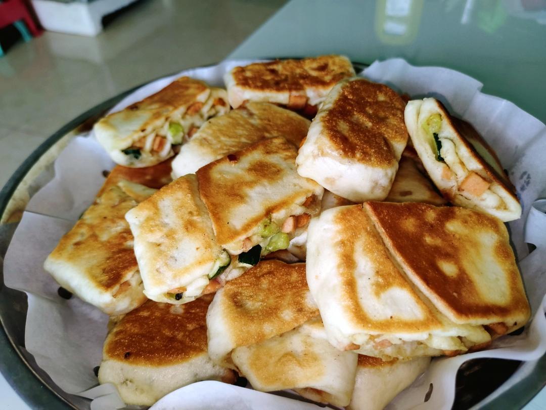 青椒火腿饼【宝宝辅食】