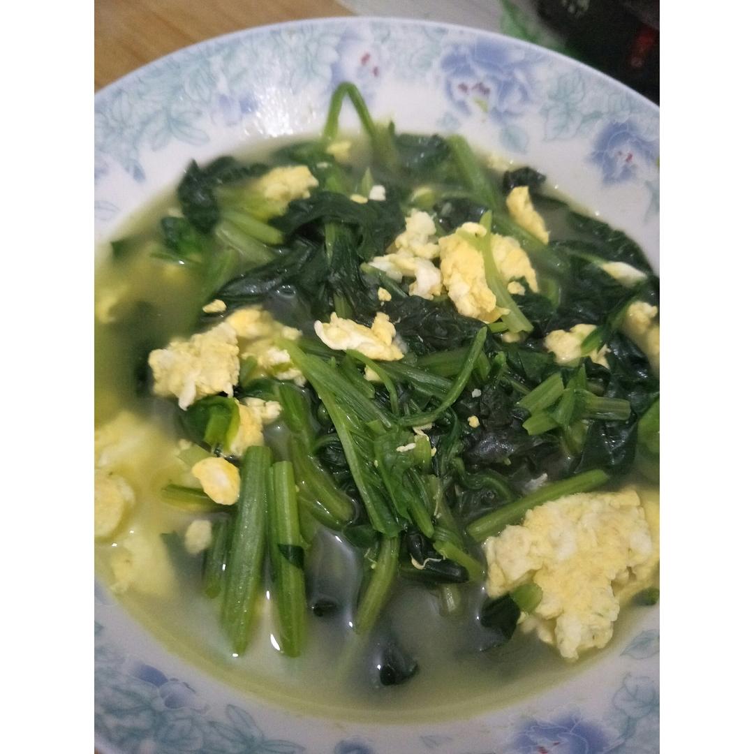 黄金菠菜鸡蛋汤🍲