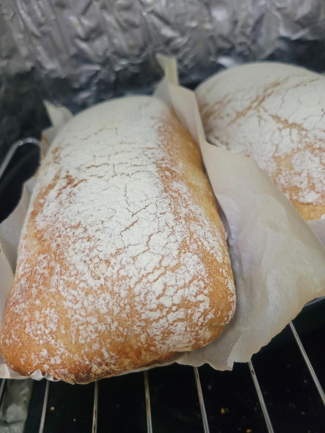 完全不用揉的面包，对，完全不用揉！ | Ciabatta