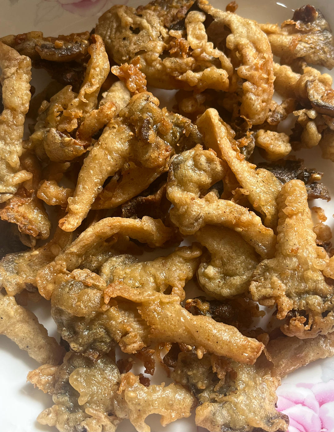 软炸蘑菇（平菇）