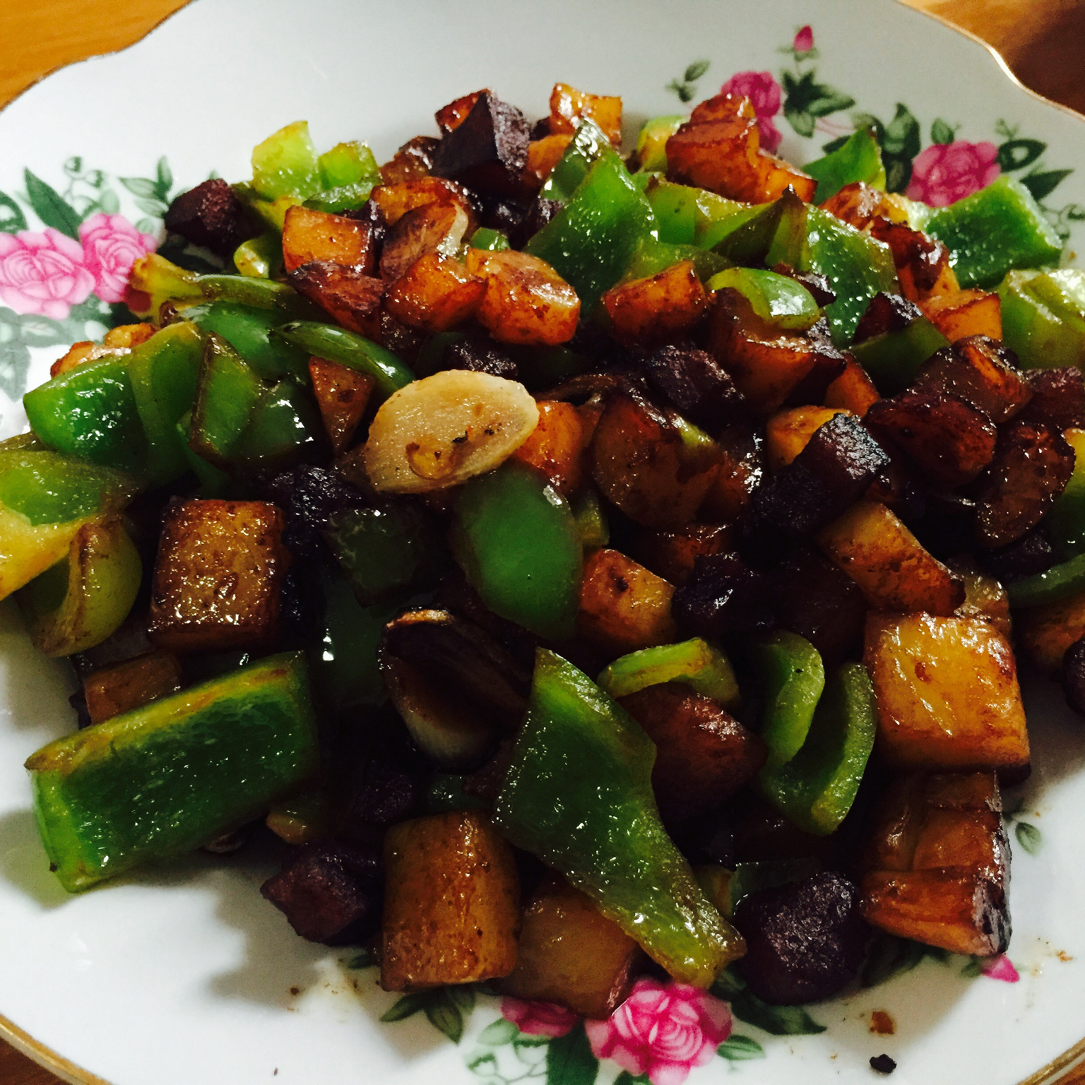 土豆炒脆哨（贵阳style）